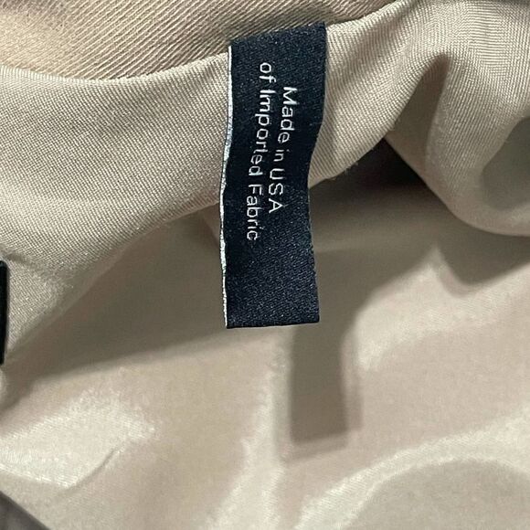 Women's Theory Braneve Approach Peplum Blazer Tan Size 8 Two Buttons Career Work - Picture 9 of 10